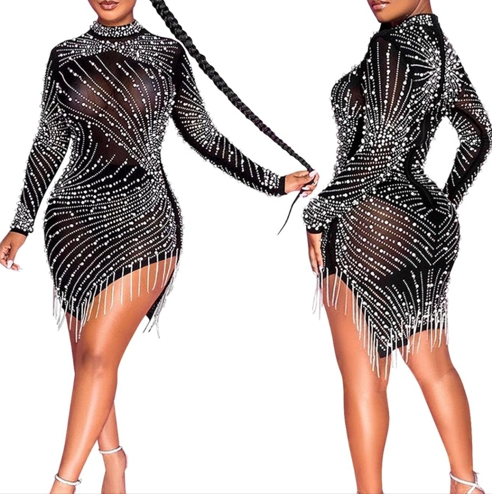 Sexy Rhinestone Dress